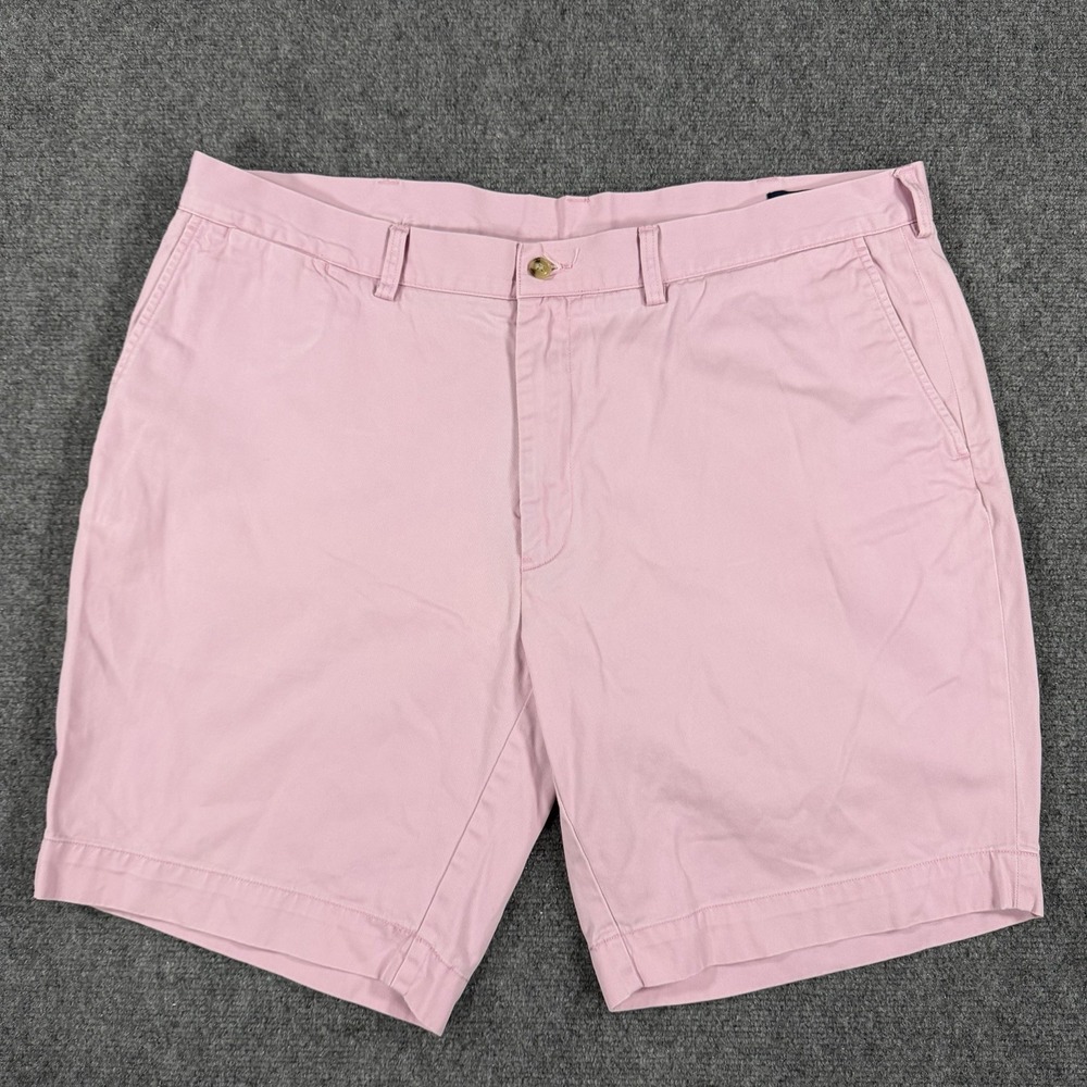 Polo Ralph Lauren Shorts Mens 40 Pink Classic 9" Preppy Chino - Picture 1 of 7